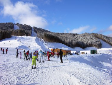 Kayak parça Karpat Dağları, Ukrayna