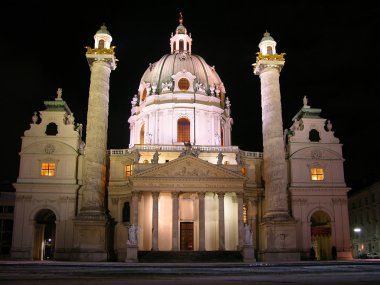 Borromeo'nun (st. charles Kilisesi), Viyana, Avusturya