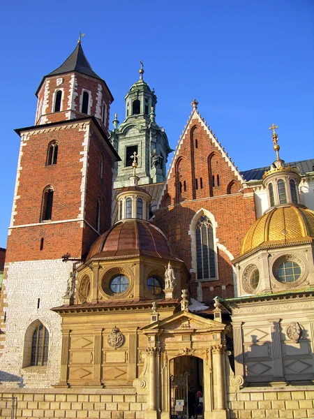 Catedral de Wawel en Cracovia, Polonia — Foto de Stock