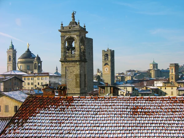Upper town of Bergamo, Italy — Stock Photo, Image