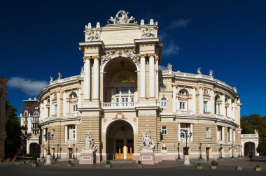 Building of the Odessa opera and ballet theatre clipart