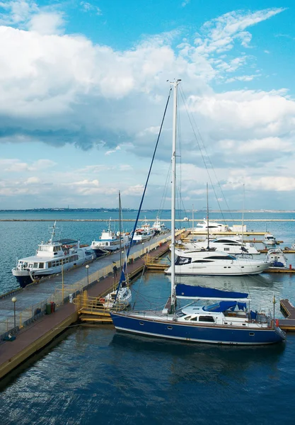 Stock image Yachts Docked on the Odessa