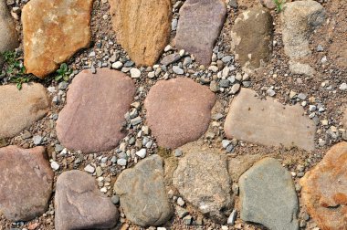 Stone path background clipart