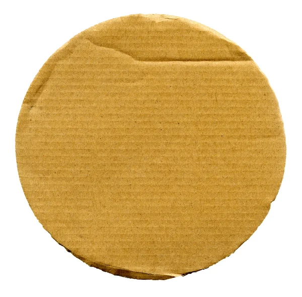 Cardboard circle — Stock Photo, Image