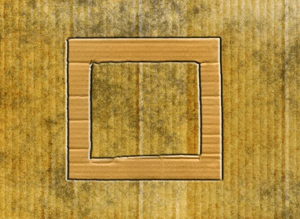 Cardboard frame — Stock Photo, Image