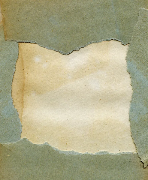 Potrhané špinavé papír — Stock fotografie