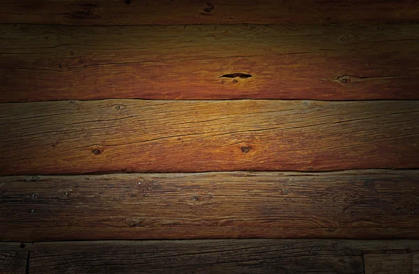 Verouderde houten logboeken — Stockfoto