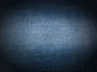 Stitched textured blue jeans denim fabric background clipart