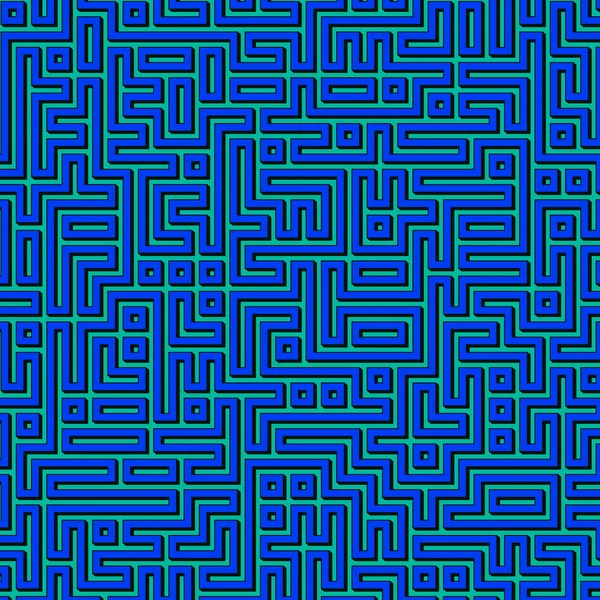 Abstrakt Generierte Labyrinthlabyrinthe Hintergrund — Stockfoto
