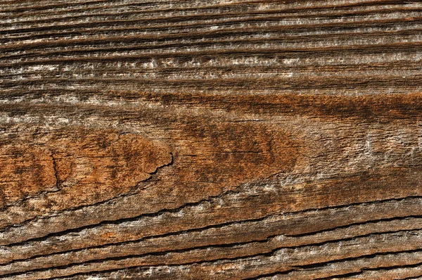 Weathered Textured Obsolete Wooden Rough Plank Background — Stock Photo, Image