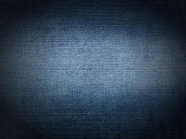 Szyte Teksturowanej Blue Jeans Denim Tkanina Tło — Zdjęcie stockowe