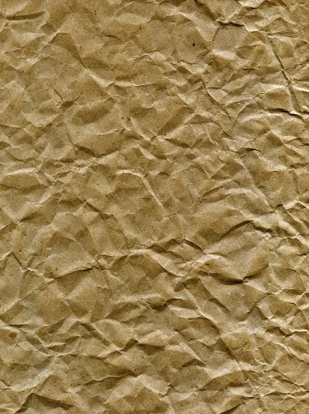 Textured Obsolete Crumpled Packaging Brown Paper Background — Stock Photo, Image