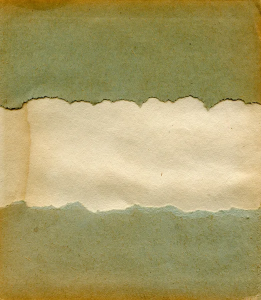 纹理与天然纤维部分残缺脏纸 — 图库照片