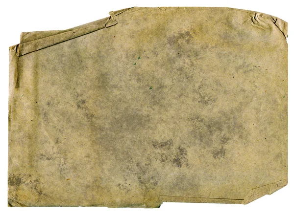 Eskimiş kağıt izole — Stok fotoğraf