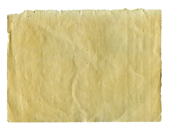 Carta strappata isolata — Foto Stock