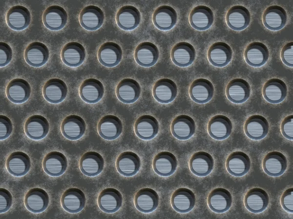 Metal with holes — Stock Photo, Image