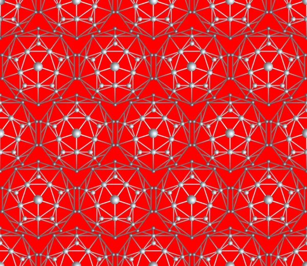 Seamless vector polygon pentagon background — Stock Vector
