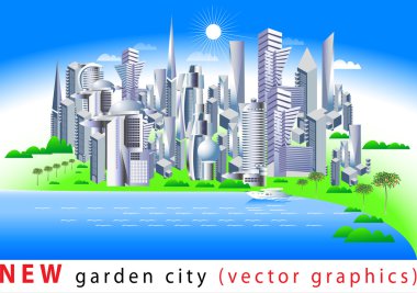 Garden city clipart