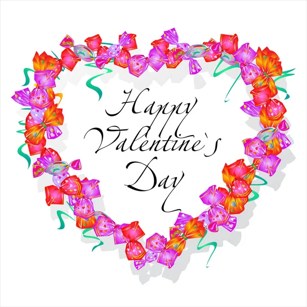 Fantasie Valentijnsdag Snoepjes Dag — Stockvector