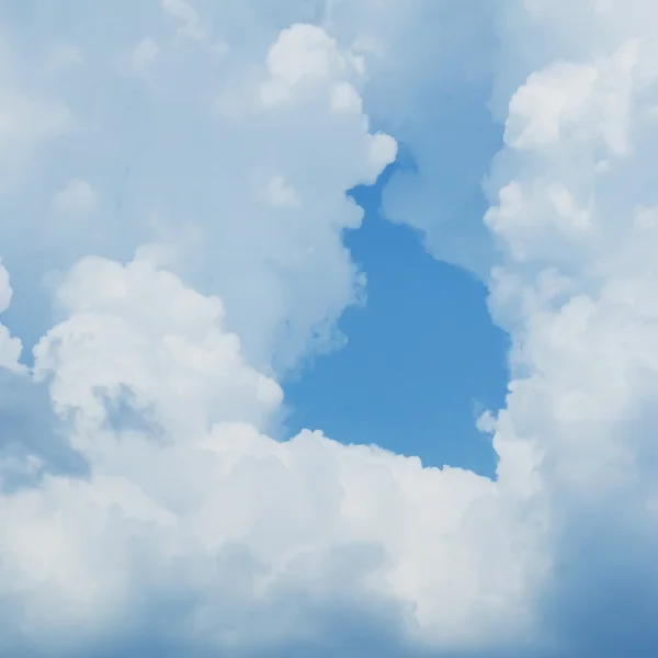 Cumulus cloud, fleecy clouds — Stock Photo © bahtadz #4786169