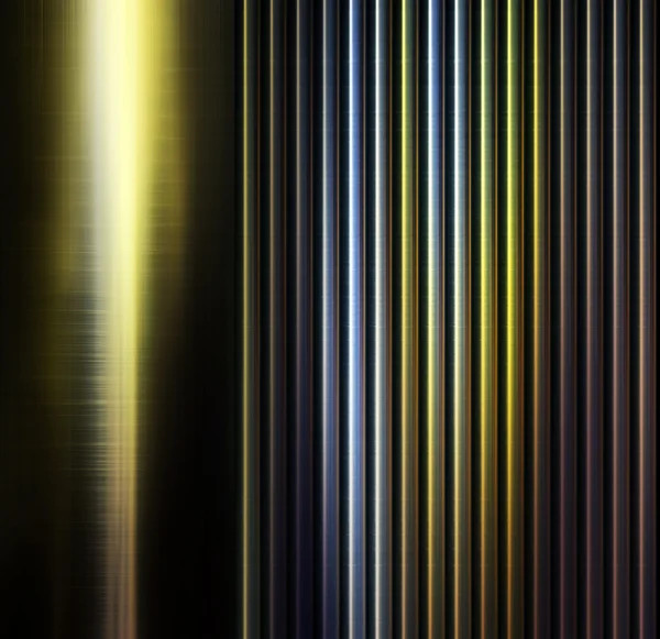 Turned Color Metal Cylinder Black Background — Stock Photo, Image