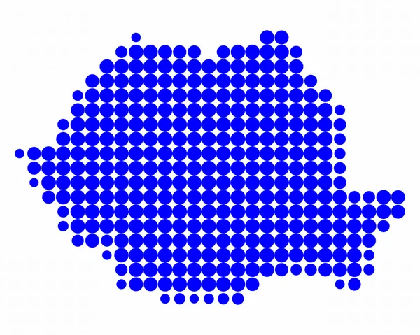 Map of Romania — Stock Photo, Image