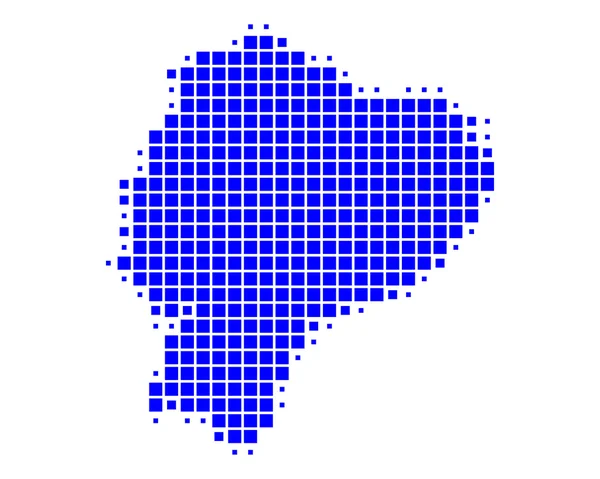 Mapa online de Ecuador — Foto de Stock