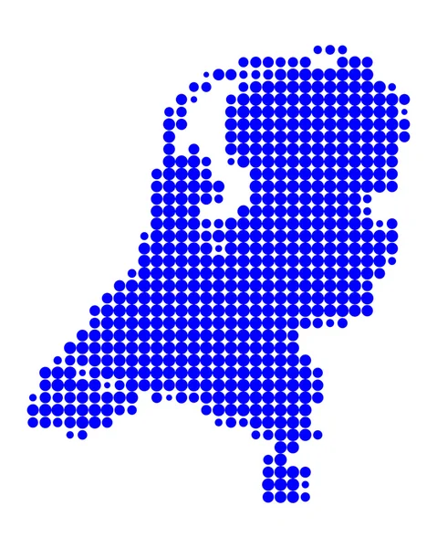 Harta Țărilor de Jos — Fotografie, imagine de stoc