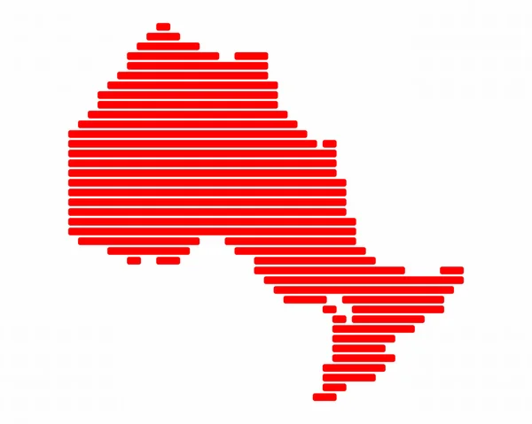 オンタリオ州地図 — ストック写真