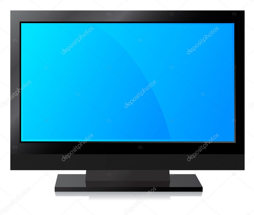 Black LCD, LED, Plasma TV