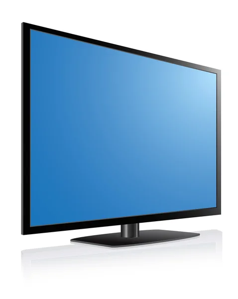 LCD, led, TV de plasma — Vector de stock