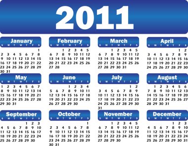 kalender voor 2011