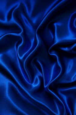 Smooth elegant blue silk clipart