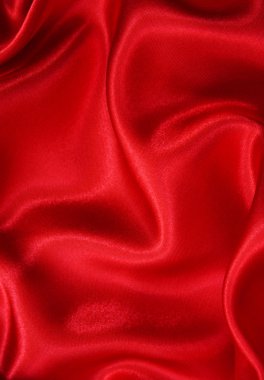 Smooth elegant red silk clipart