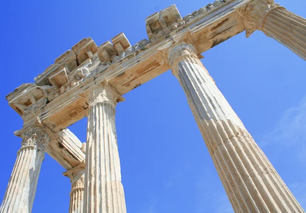 Turkey. Side. Ruins of a temple of Apollo. — Stock Photo, Image