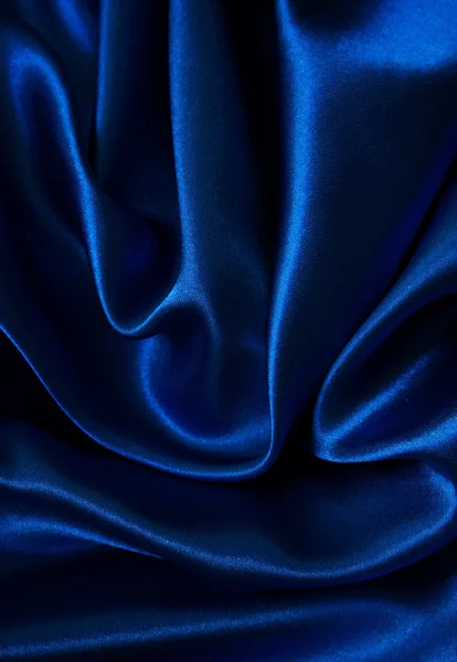 Yumuşak zarif mavi ipek — Stok fotoğraf