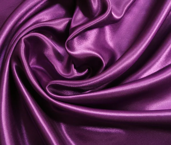 Gładkie elegancki fioletowy jedwab jako tło — Zdjęcie stockowe