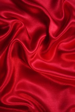 Smooth elegant red silk clipart