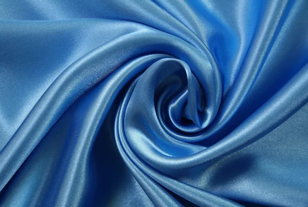 Gładkie elegancki ciemny niebieski jedwabny — Zdjęcie stockowe
