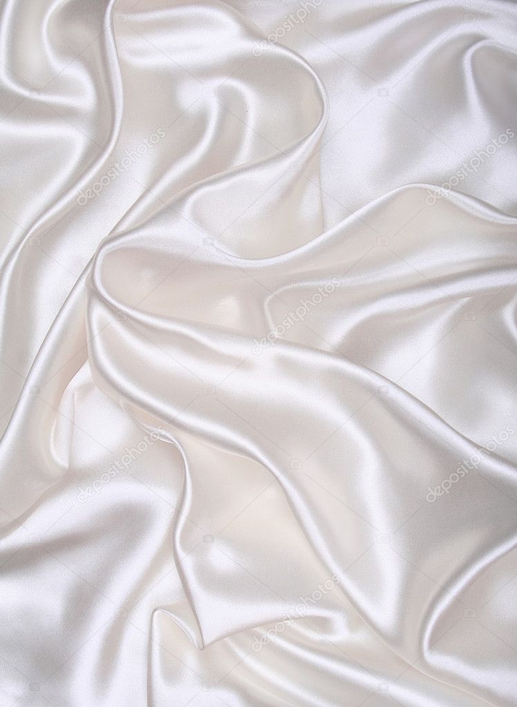 Smooth elegant white silk as background Stock Photo by ©oxanatravel 4265490