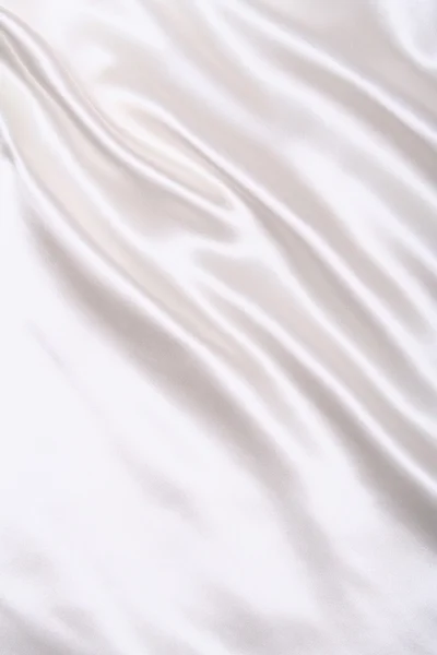 Soepele elegante witte zijde als bruiloft achtergrond — Stockfoto