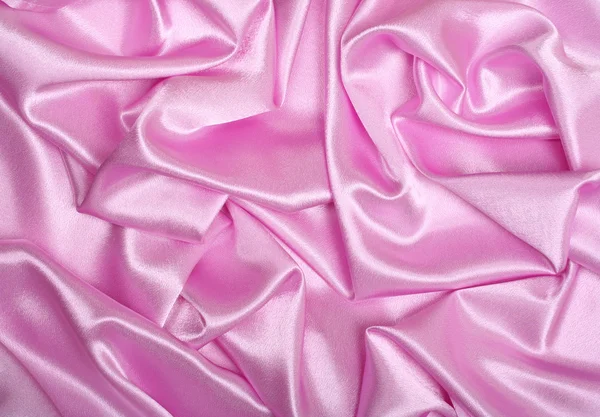 배경으로 부드러운 우아한 핑크 실크 — 스톡 사진