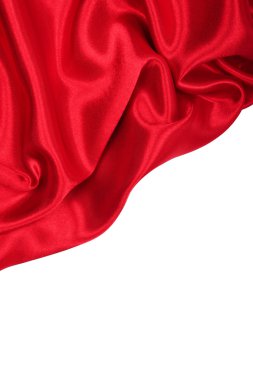 Smooth Red Silk as background clipart