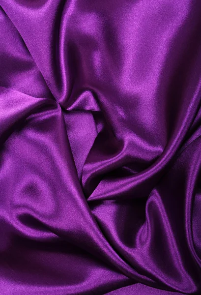 Glatte elegante lila Seide als Hintergrund — Stockfoto