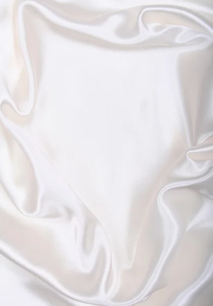 Yumuşak zarif beyaz ipek düğün arka plan olarak — Stok fotoğraf