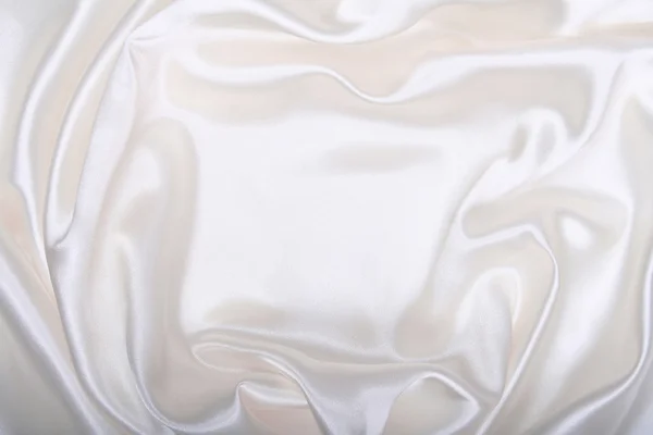 Гладкий Елегантний Білий Шовк — стокове фото