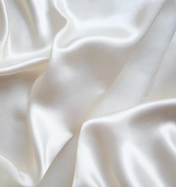 Sutra putih yang halus dan elegan sebagai latar belakang — Stok Foto