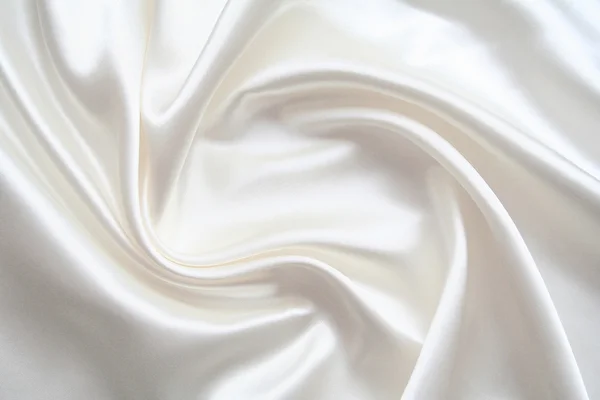 Glatte Elegante Weiße Seide Kann Als Hintergrund Verwendet Werden — Stockfoto