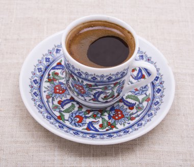 A cup of turkish coffee clipart