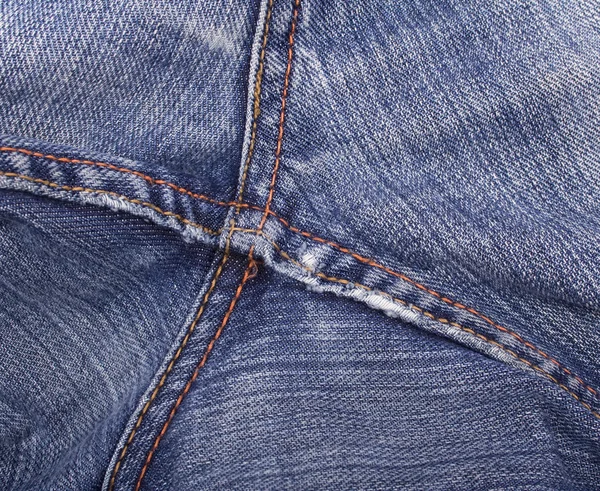 Blue jeans as background — Stock Photo, Image